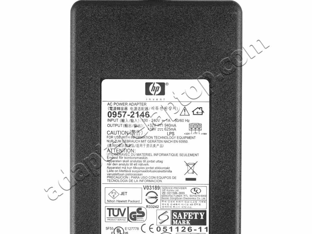 Original HP DeskJet F2180 F2187 F2188 All-in-One Drucker AC Adapter Lader