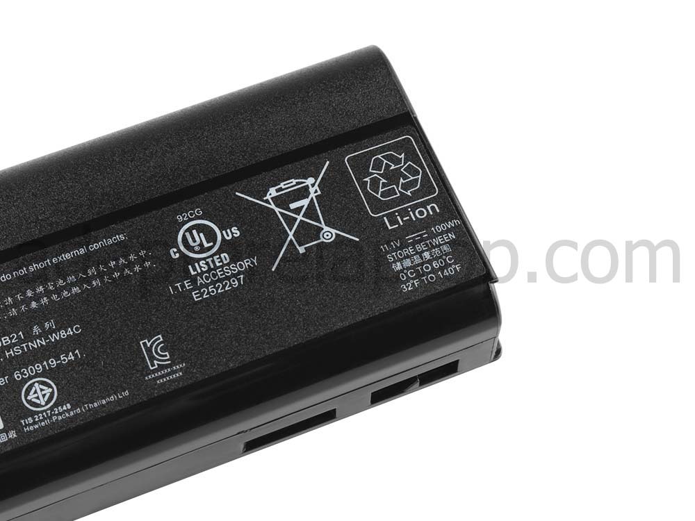 Original 100Wh HP EliteBook 8470p (C3R14UC) Batteri till