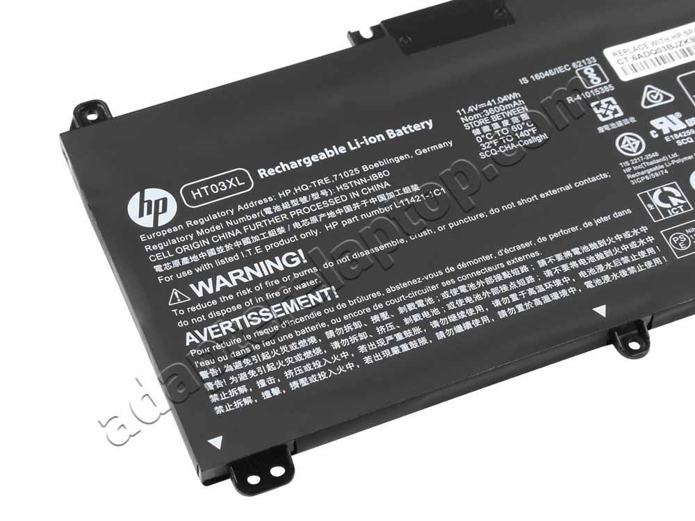 Original 11.55V 3470mAh 41.9Wh Batteri til HP 15-da0355ng 15-da0902ng