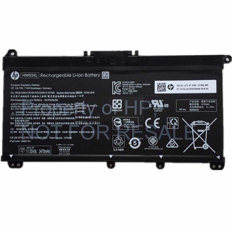 Original 3440mAh 41.04Wh Batteri till HP 17-CN3004CA