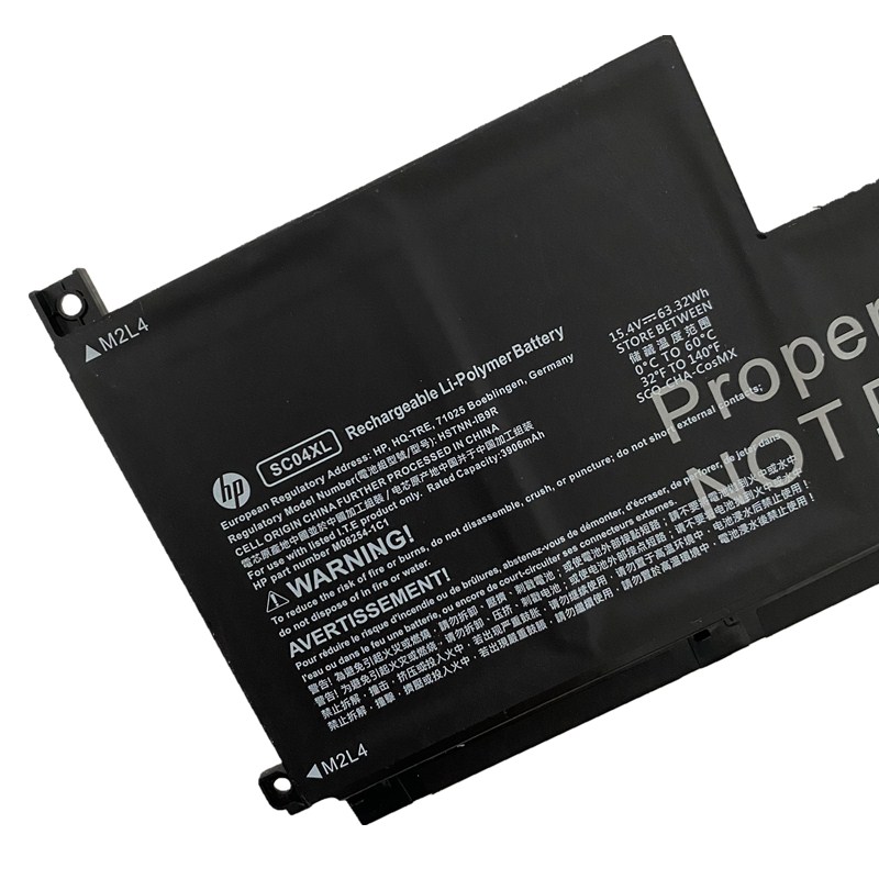 Original 3906mAh 63.32Wh HP ENVY 14-eb1003nc 14-eb1490nd Batteri