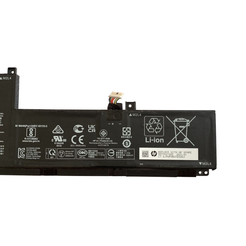 Original 3906mAh 63.32Wh HP ENVY 14-eb1003nc 14-eb1490nd Batteri