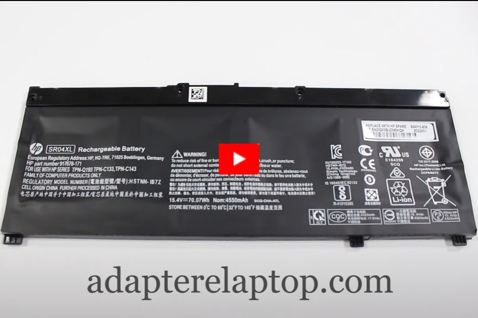 Original 4550mAh 70.07Wh HP Omen 15-ce013ns 15-ce013nu Batteri