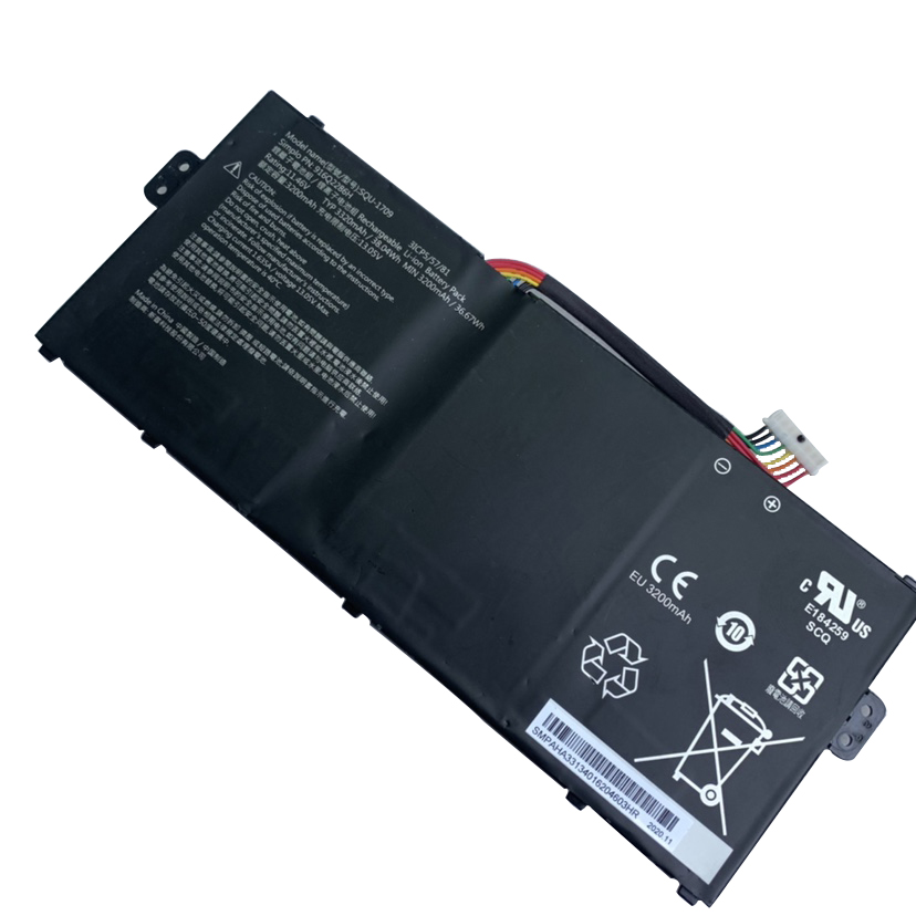 11.46V 3320mAh 38.04Wh Batteri till Hasee SQU-1709