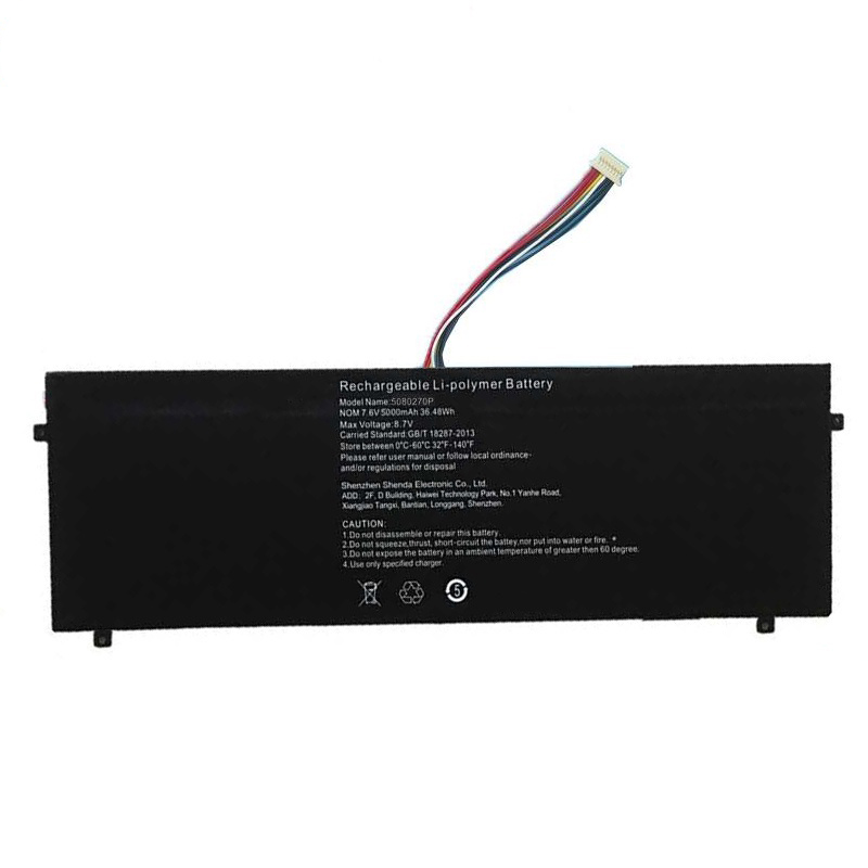 7.6V 5000mAh 38Wh Batteri till Jumper Z140A-SF