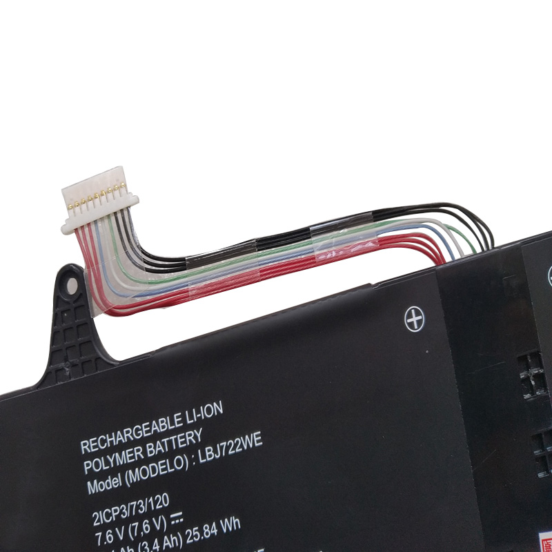 7.6V 3400mAh 25.84Wh Batteri till LG 15U340-E