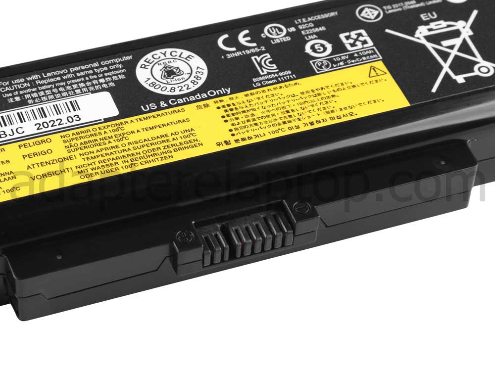 Original 4400mAh 48Wh 6 Celle Lenovo G585 59345757 2181-9EU 2181-98U Batteri