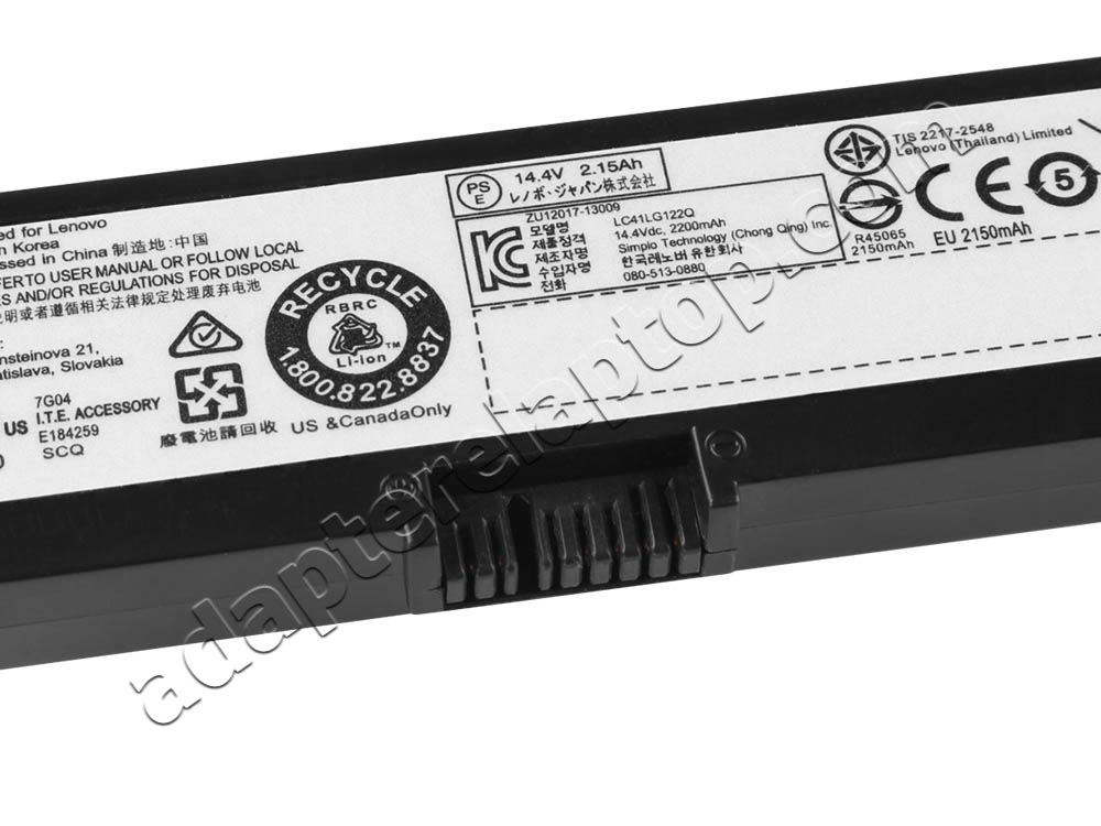 Original 14.8V 2800mAh 41Wh Lenovo L12S4E55 L12L4E55 L12M4E55 L13S4A01 L13L4A01 Batteri