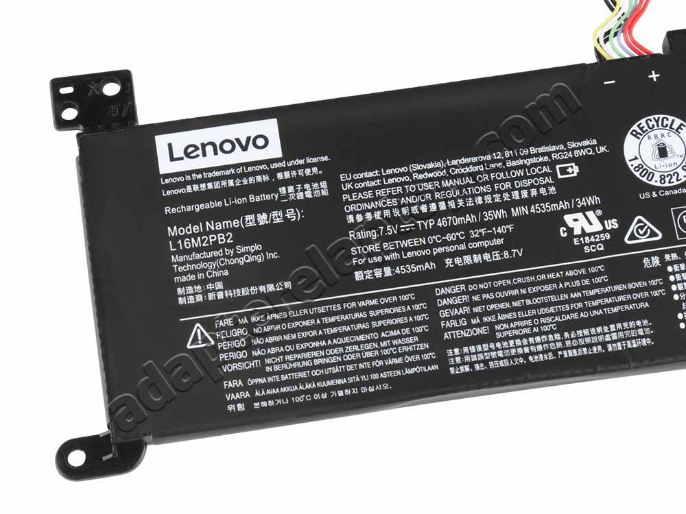 4610mAh Batteri till Lenovo IdeaPad S145-15AST 81N3001AFR
