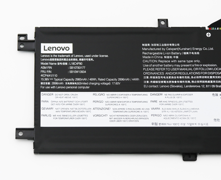 15.36V 2985mAh Batteri till Lenovo ThinkPad L13 Yoga Gen 2 21AD 21AE