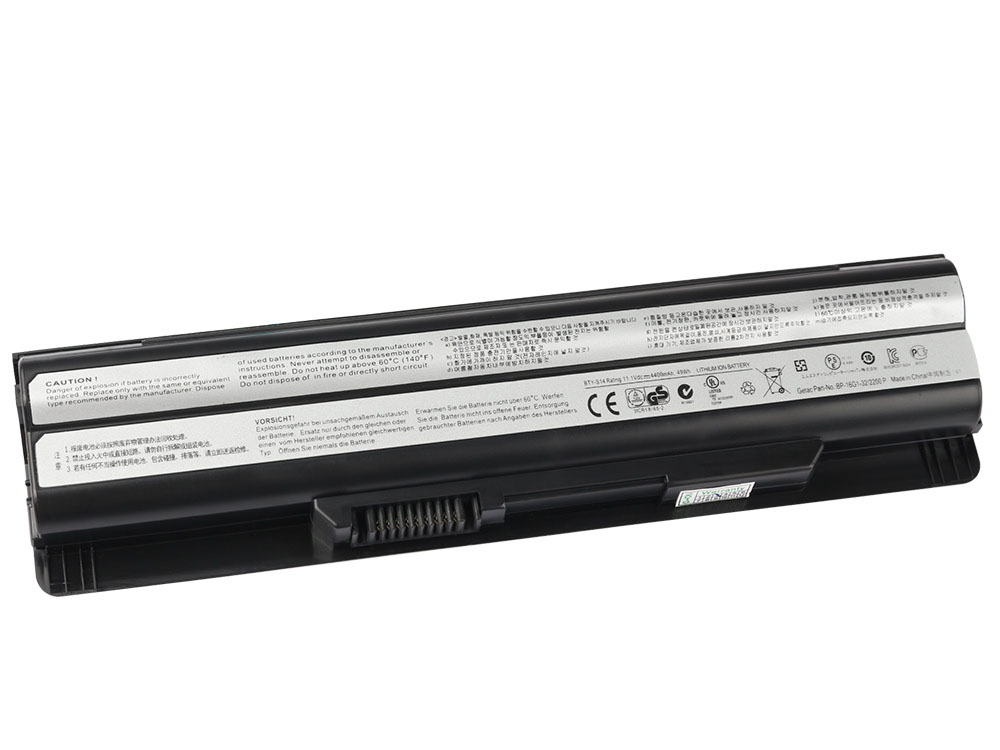 4400mAh 49Wh 6 Celle Medion Akoya Mini E1311 MD 97241 Batteri