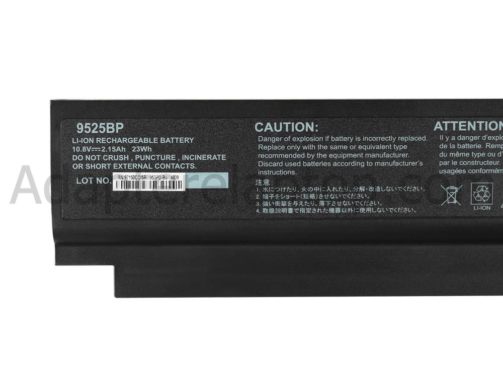 2150mAh 23Wh 3 Celle Medion Akoya E5217 MD 97371 MD97371 Batteri