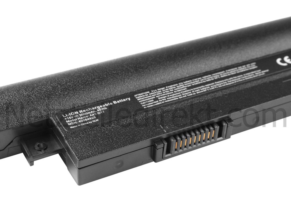 3000mAh 45Wh 4 Celle Batteri Medion Akoya P7639 MD 99157 MD99157