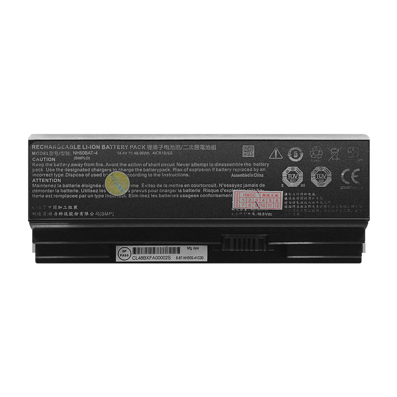 3275mAh 48.96Wh 4 Celle Batteri till Gaming Guru Neptun Pro GTX1650 (NH50DB)