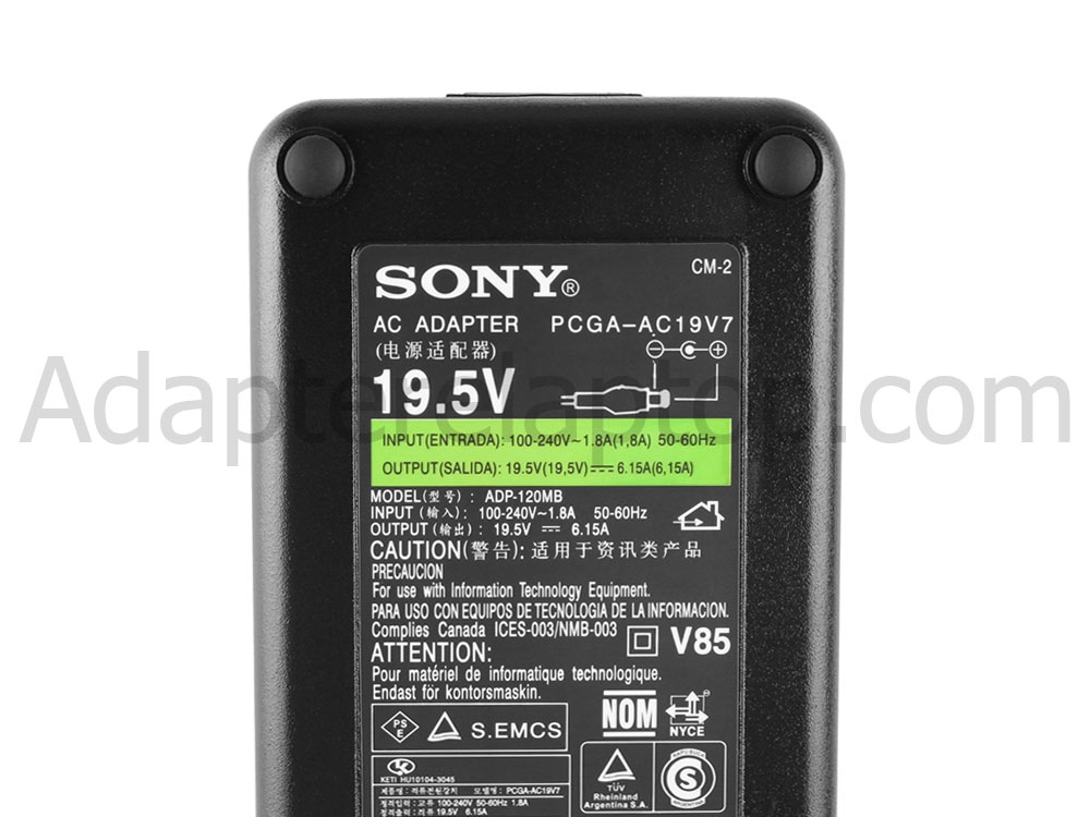 120W Sony Vaio SVJ20219CJW All-in-One Desktop PC AC Adapter Lader