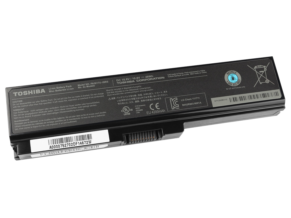 Original 10.8V 48Wh Batteri Toshiba Satellite T135-S1309 T135-S1310