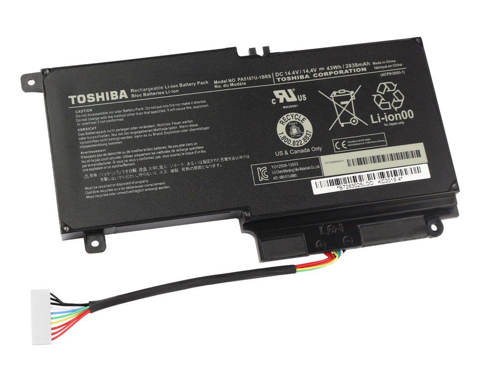 Original 45Whr 2800mAh Toshiba Satellite P50T-BST2GX1 P50T-B-10T Batteri