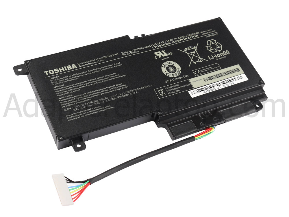 Original 45Whr 2800mAh Toshiba Satellite P50T-BST2GX1 P50T-B-10T Batteri