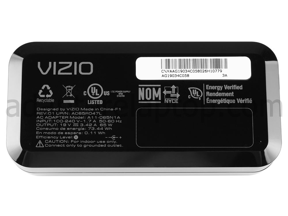 19V 3.42A 65W AC Adapter Lader Medion Akoya E14302