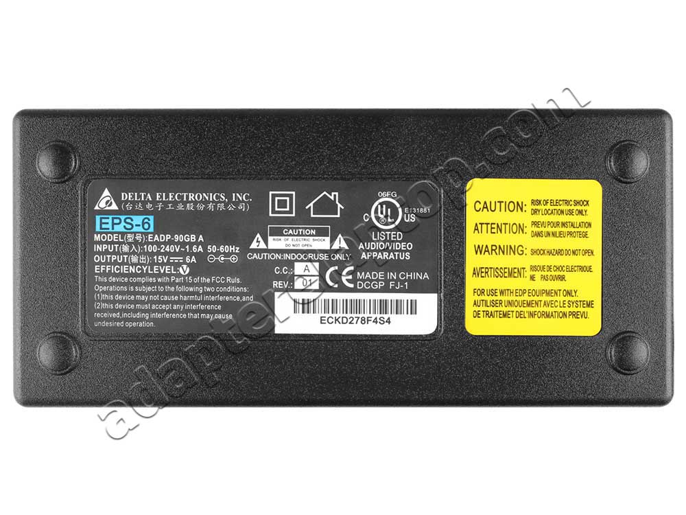 15V 6A 90W Panasonic CF-AA1623AG CF-AA1623AM Notebook AC Adapter Lader
